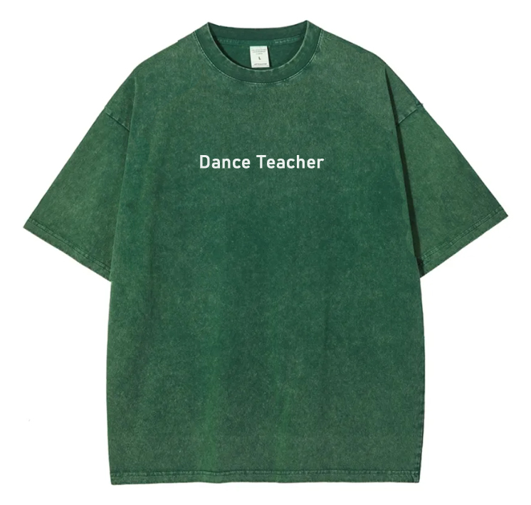 Dance Teacher Unisex Fit Washed T-Shirt wearishow