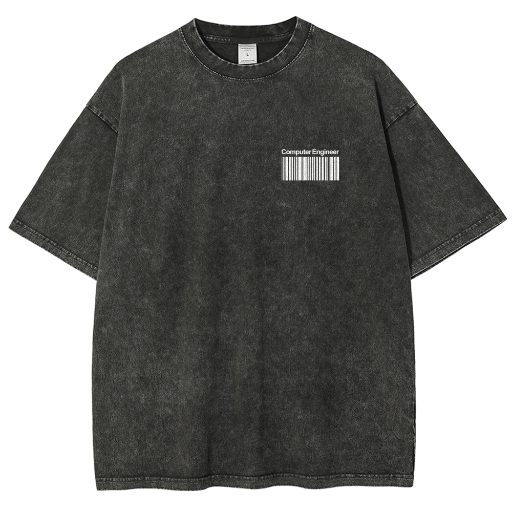 Computer Engineer Unisex Fit Washed T-Shirt