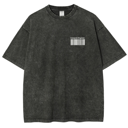 Computer Engineer Unisex Fit Washed T-Shirt