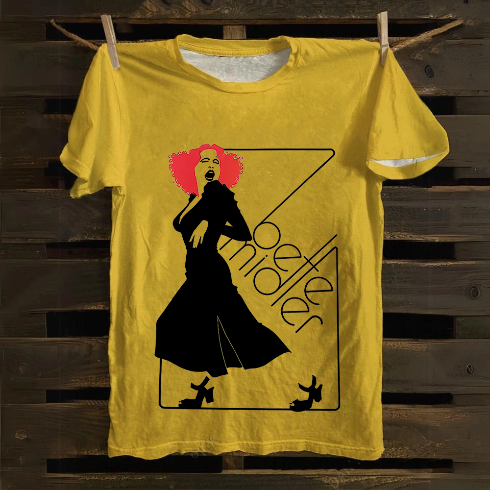 Bette Midler Singer Vintage Cotton T-Shirt