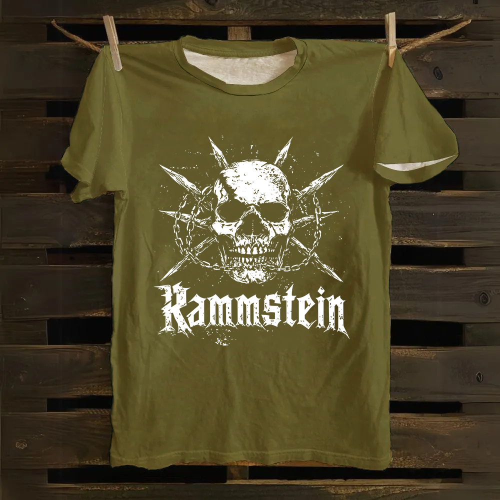Rammstein Rock Band Vintage cotton T-Shirt
