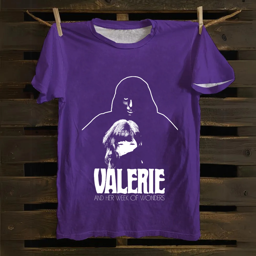 Unisex Vintage Valerie And Her Week Of Wonders Movie Cotton T-Shirt