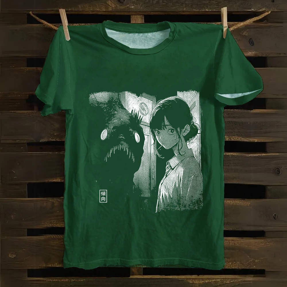 Unisex Vintage  Lollypop Girl Cotton T-Shirt