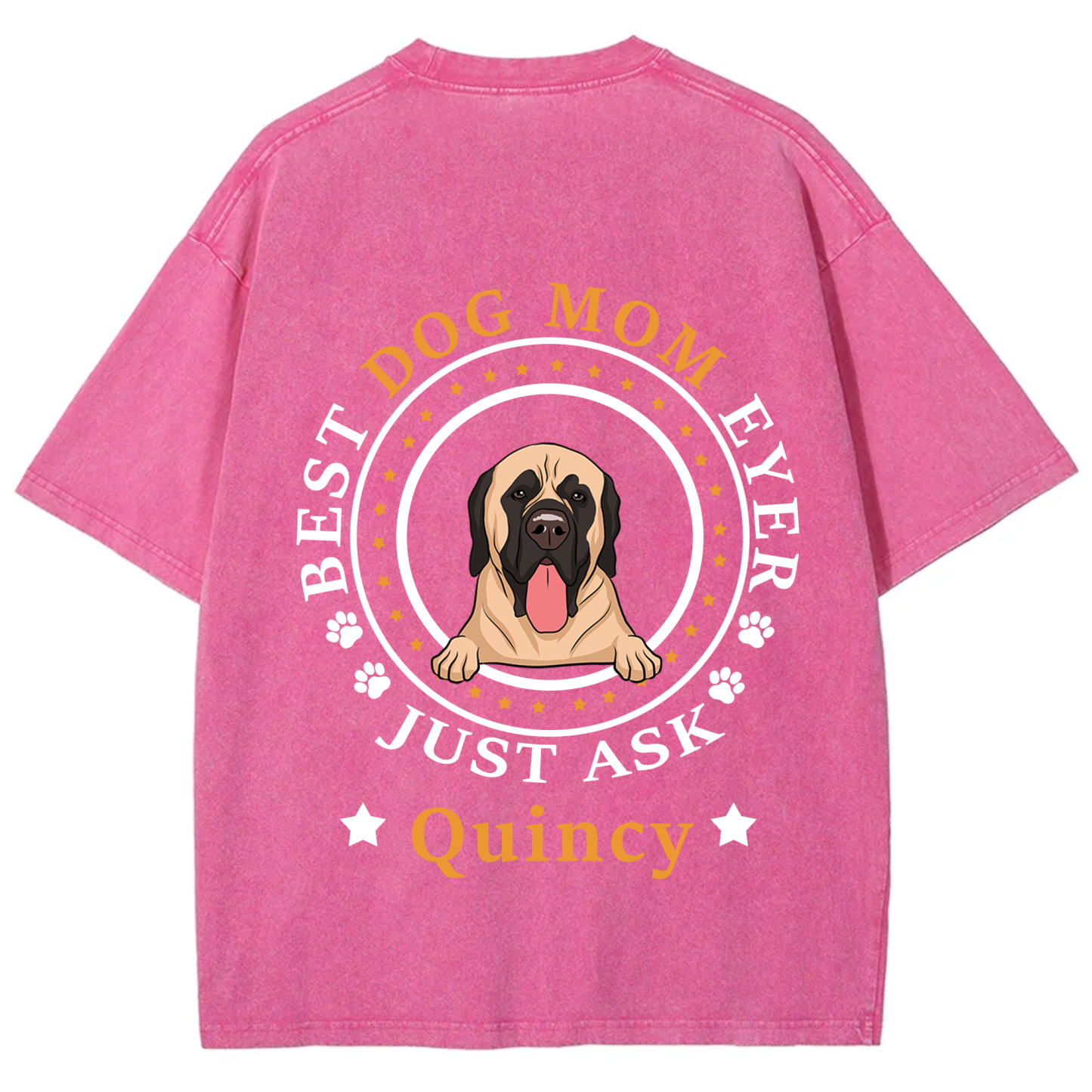 Best Dog Dad/Dog Mum Circle - Personalized Custom Unisex T-shirt