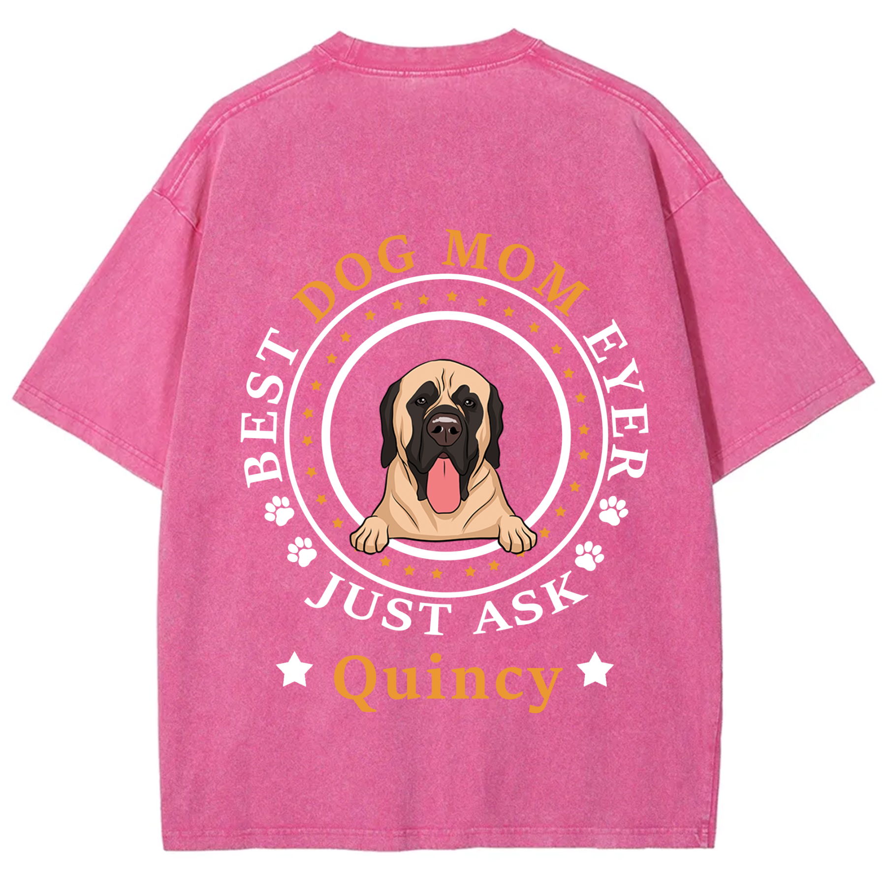 Best Dog Dad/Dog Mum Circle - Personalized Custom Unisex T-shirt