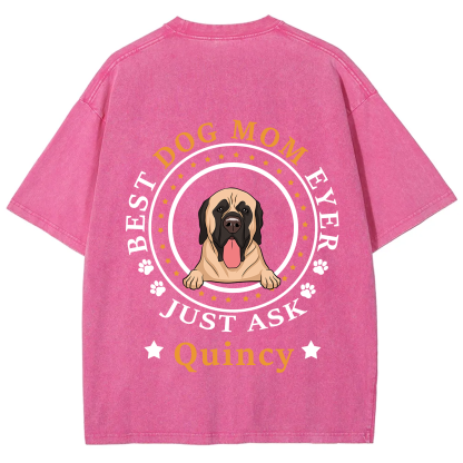Best Dog Dad/Dog Mum Circle - Personalized Custom Unisex T-shirt