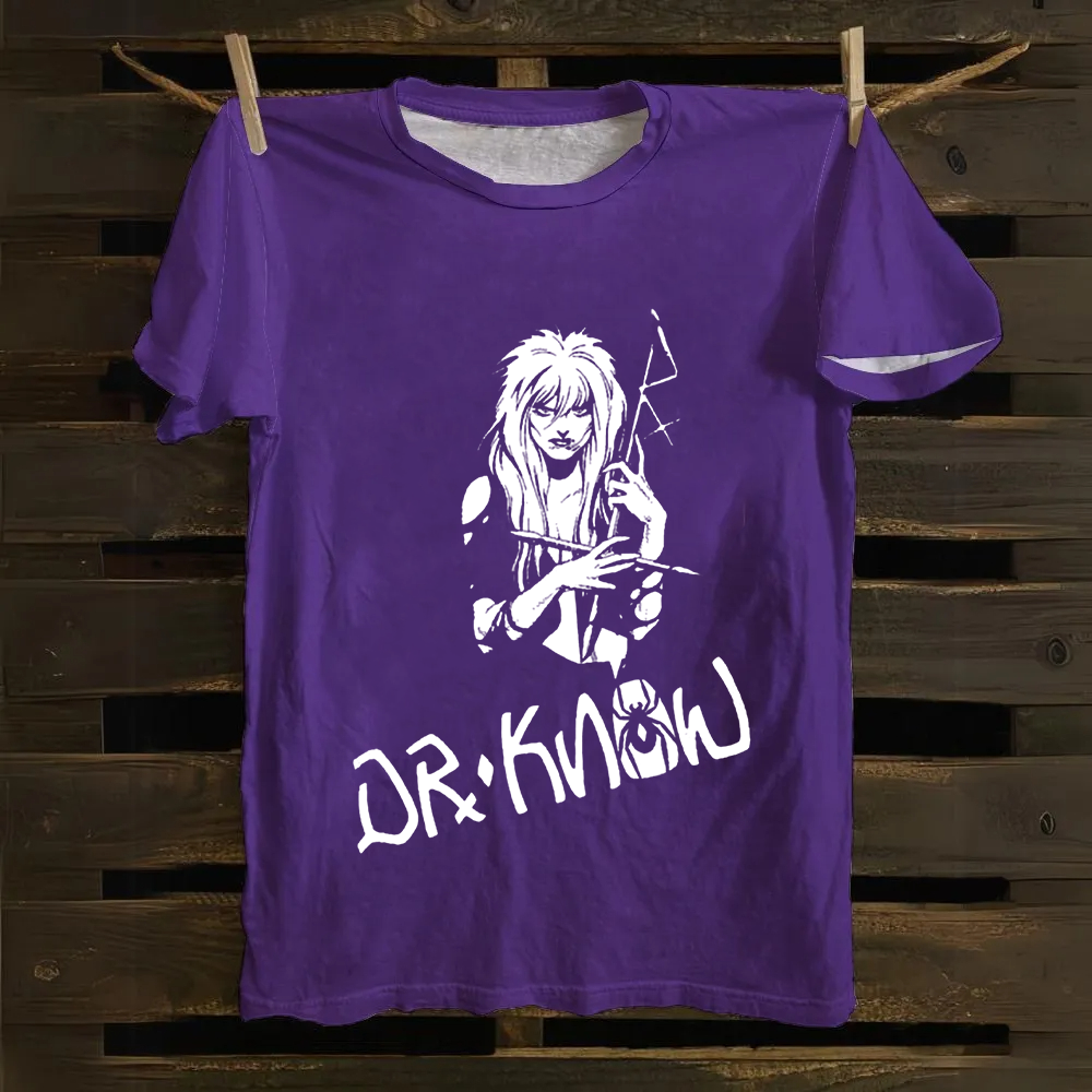 Unisex Vintage  Dr. Know Band  Cotton T-Shirt