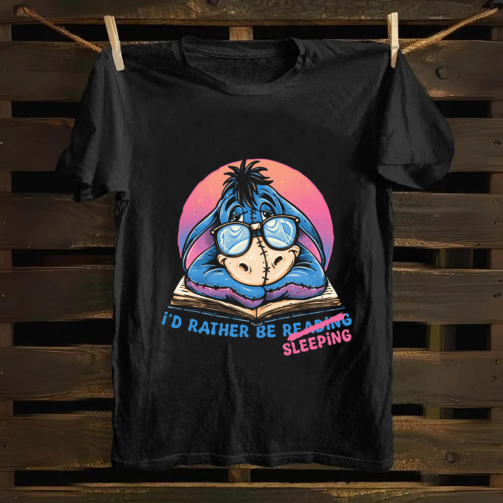 Unisex Vintage Rather Be Sleeping  Cotton T-Shirt