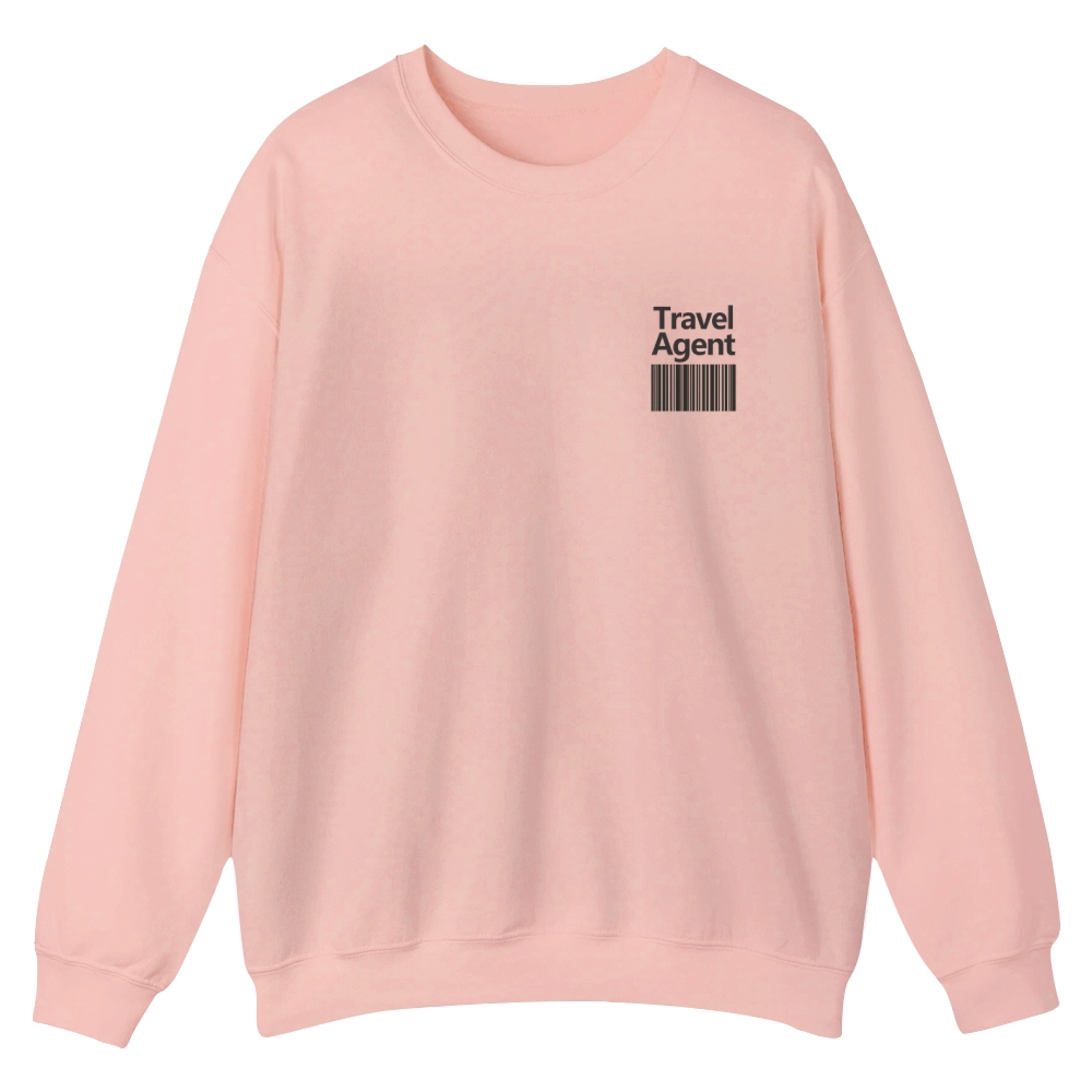 Travel Agent Casual Crewneck Sweatshirt