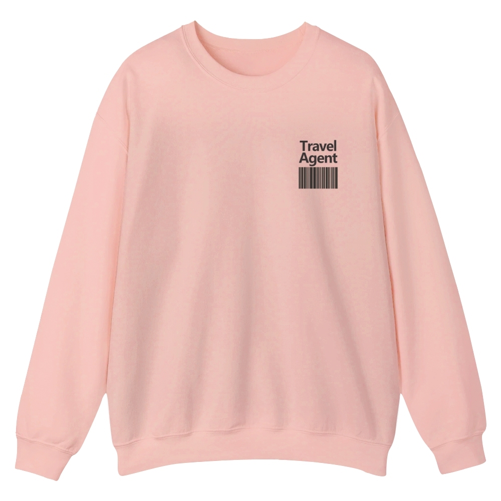 Travel Agent Casual Crewneck Sweatshirt