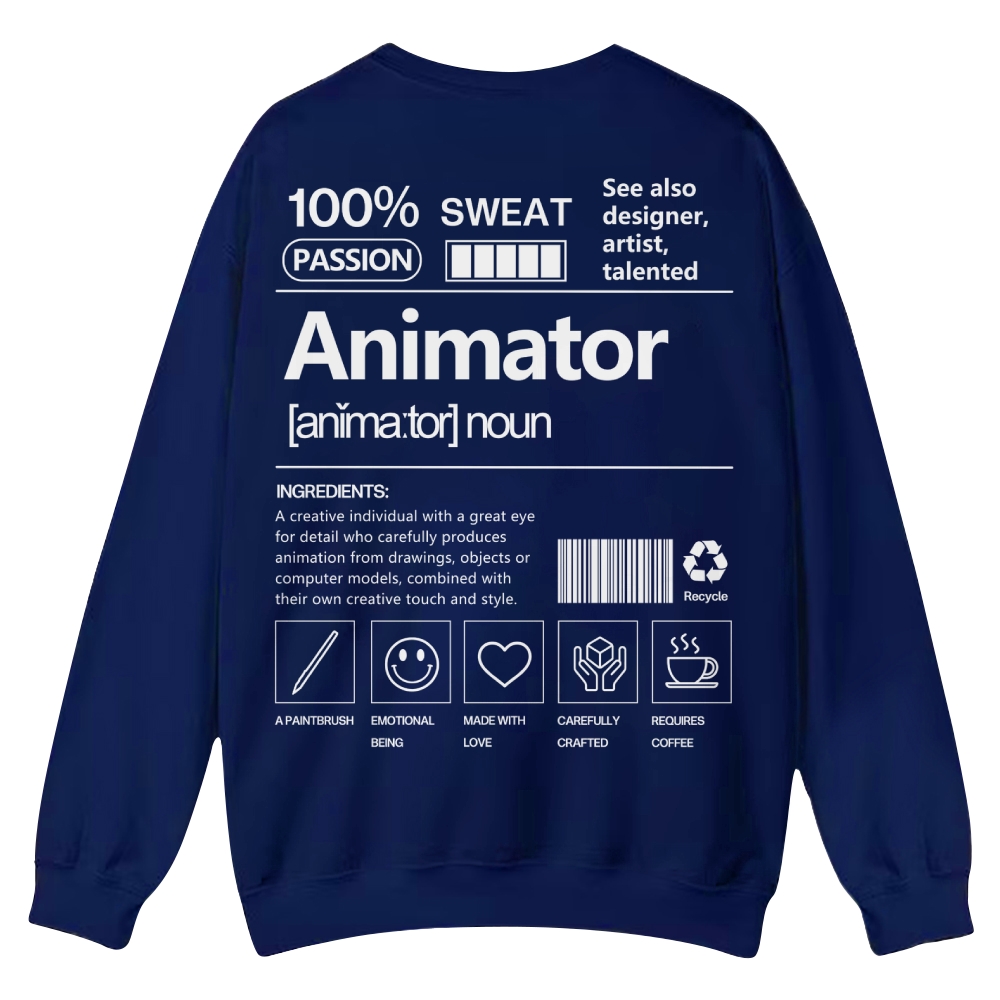 Animator Casual Crewneck Sweatshirt