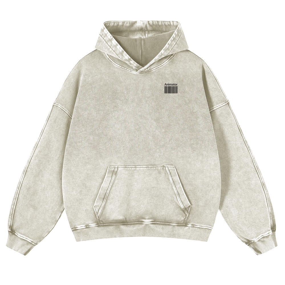 Animator Casual Washed Hoodie