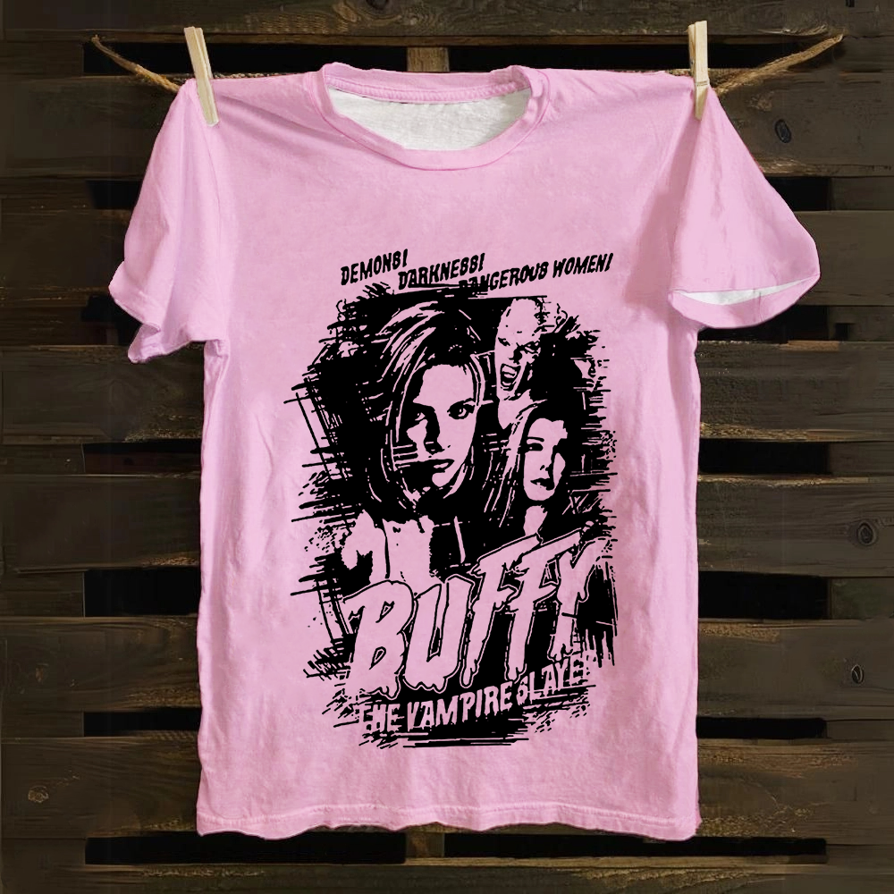 Buffy The Vampire Slayer TV Series Vintage cotton T-Shirt