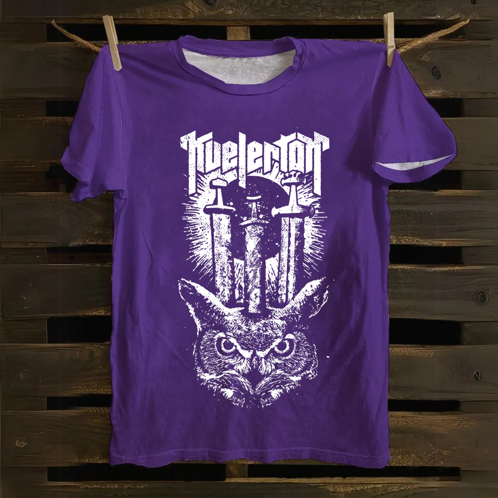 Unisex Vintage  Kvelertak Band  Cotton T-Shirt