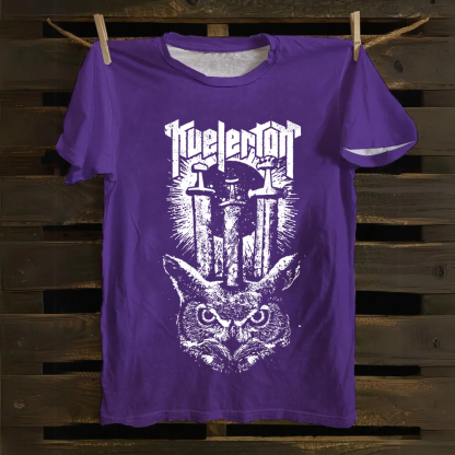 Unisex Vintage  Kvelertak Band  Cotton T-Shirt