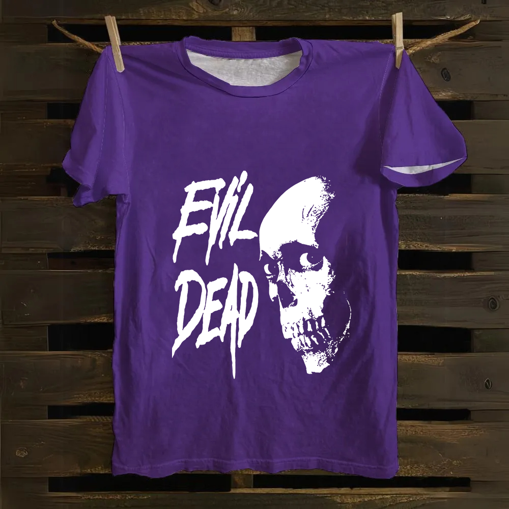 Unisex VintageEvil Dead cotton T-Shirt