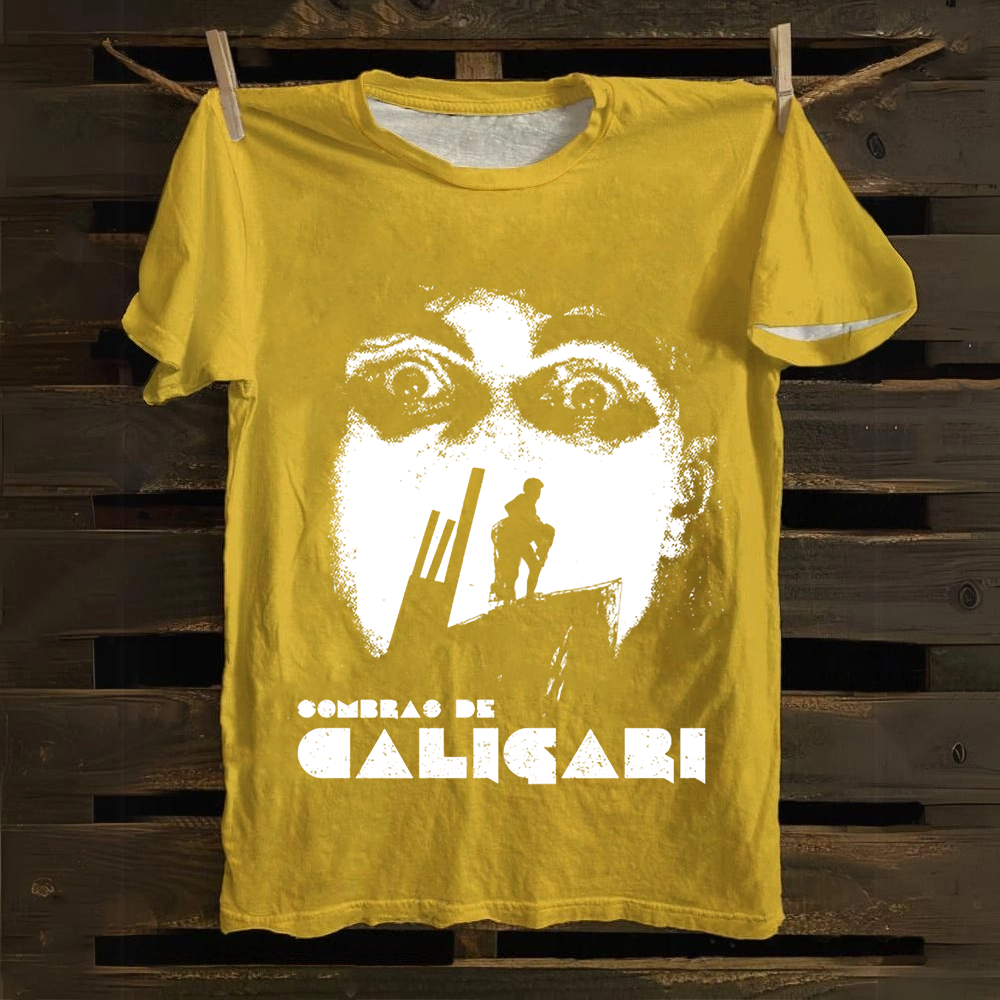 Unisex Vintage Cab-i-net of Dr. Cali-gari Cotton T-Shirt