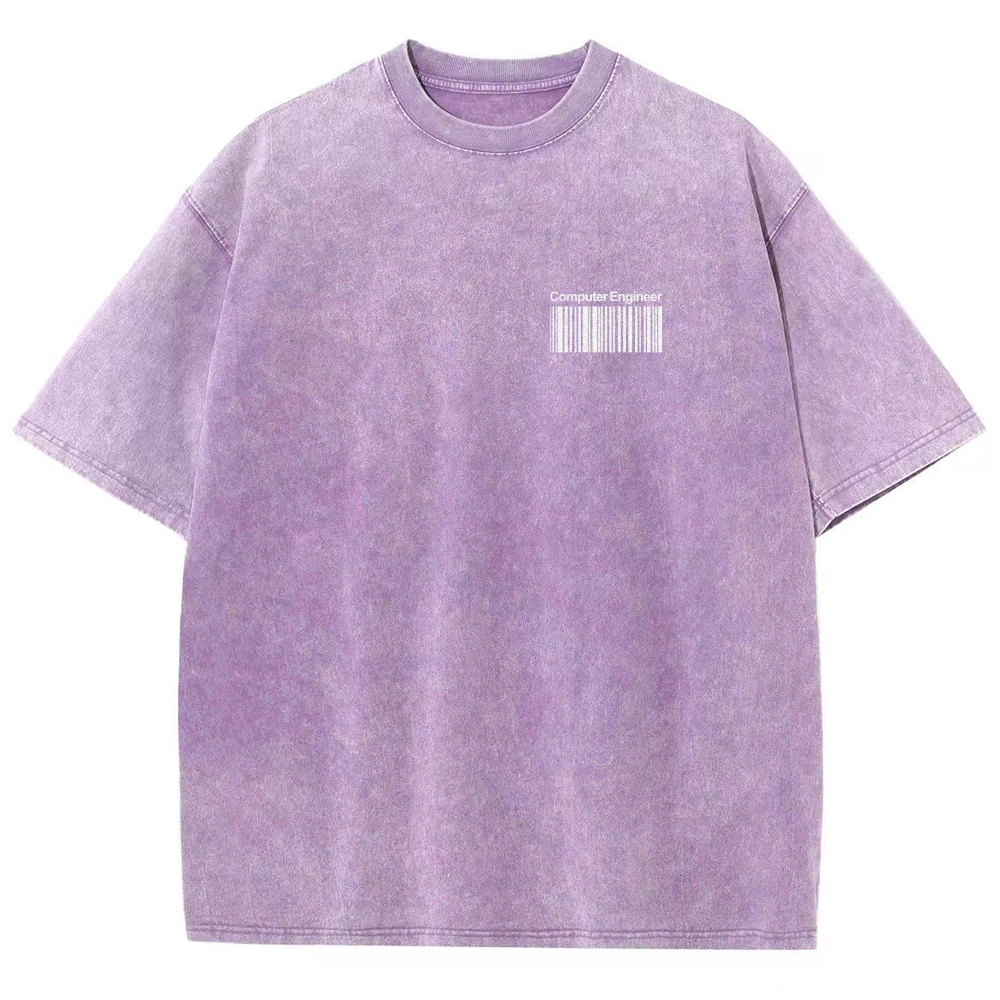 Computer Engineer Unisex Fit Washed T-Shirt