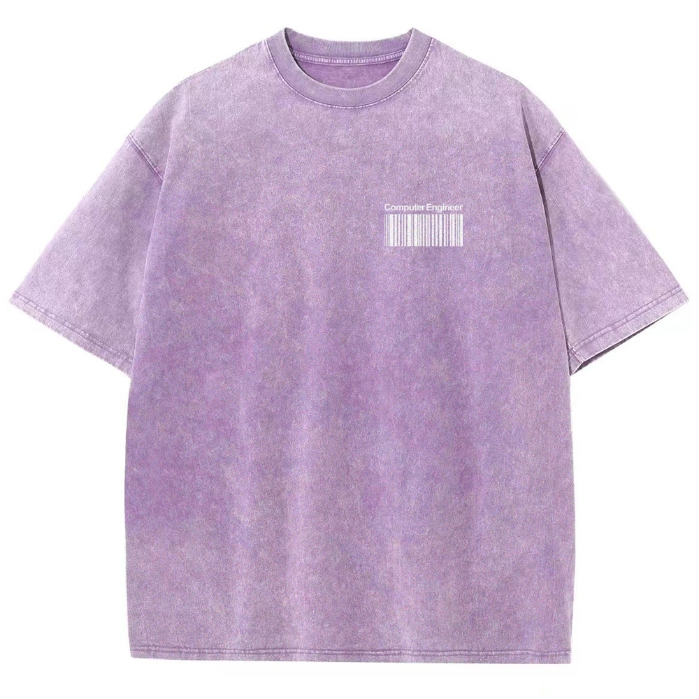 Computer Engineer Unisex Fit Washed T-Shirt