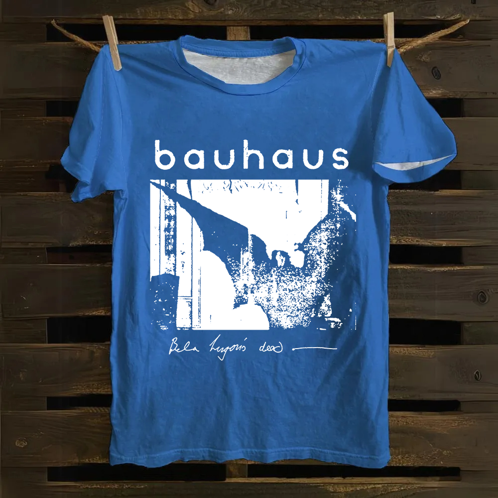 Unisex cotton Bauhaus Rock Band T-Shirt