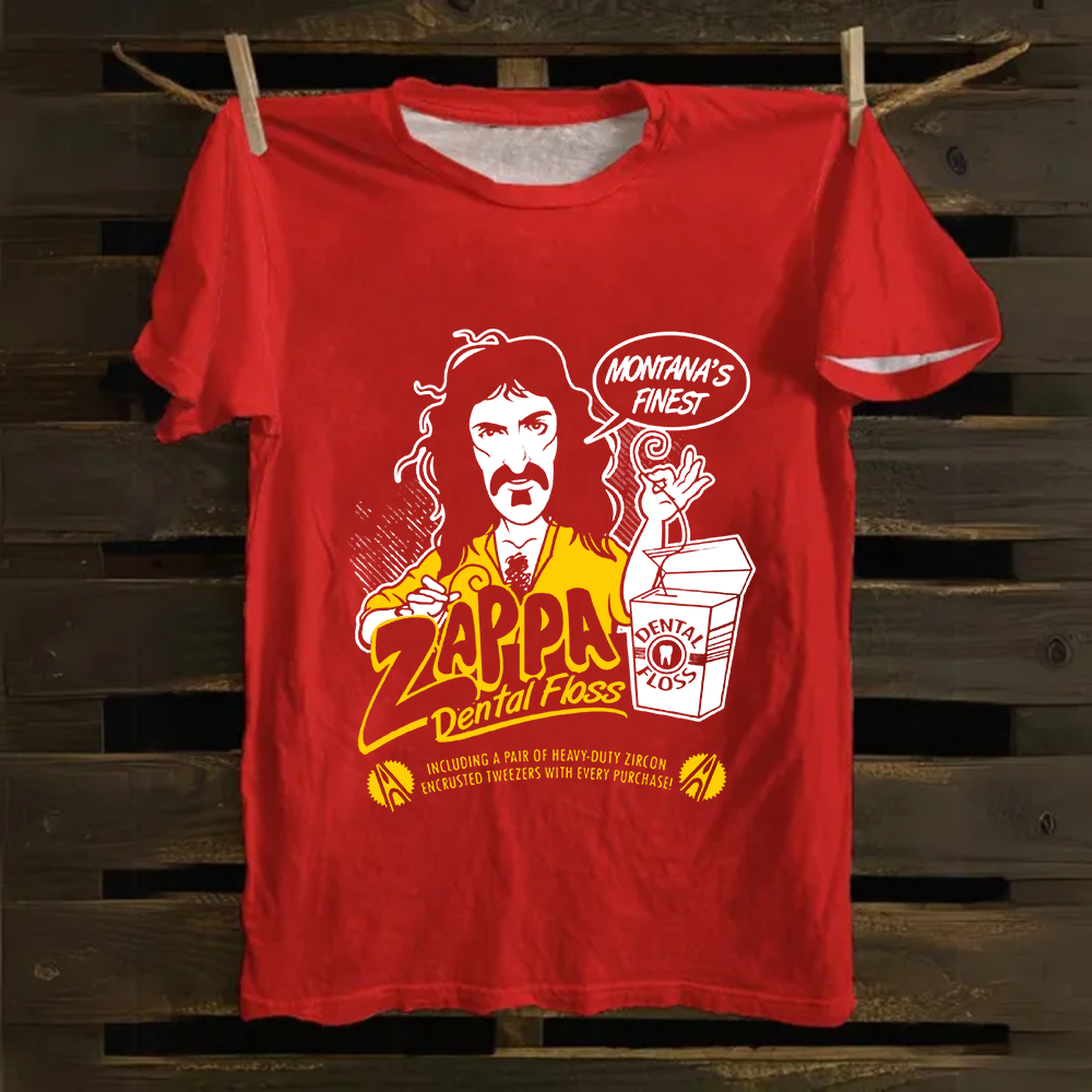 Unisex Vintage Frank Zappa Composer Cotton T-Shirt