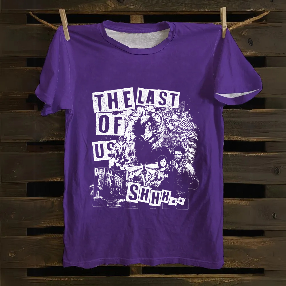 Unisex Vintage THE LAST OF US Cotton T-Shirt