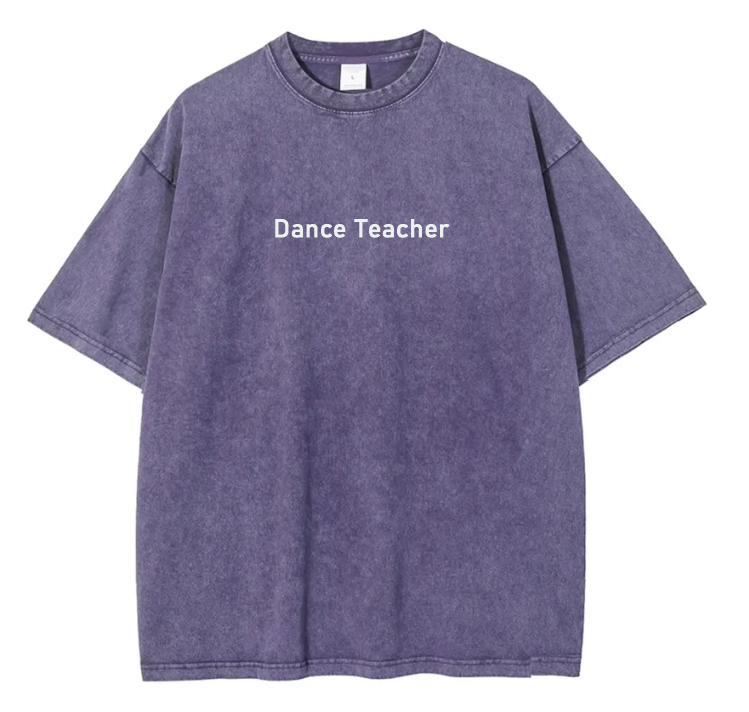 Dance Teacher Unisex Fit Washed T-Shirt wearishow