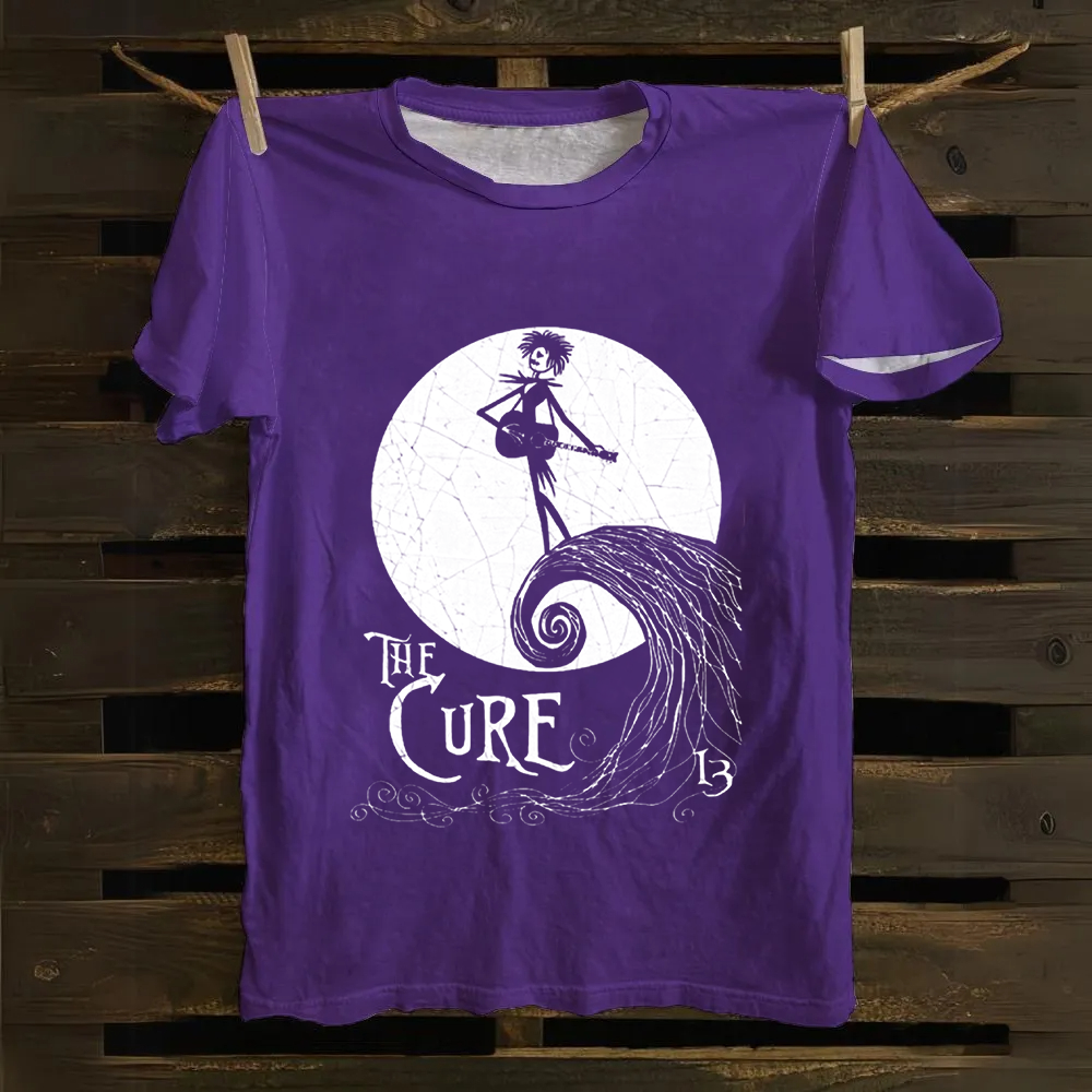 Unisex Vintage  The Cure Band Cotton T-Shirt