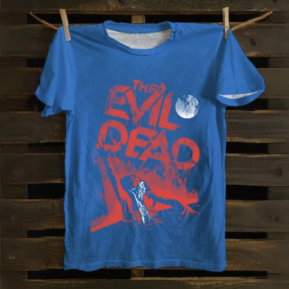 Unisex Vintage Evil Dead Cotton T-Shirt