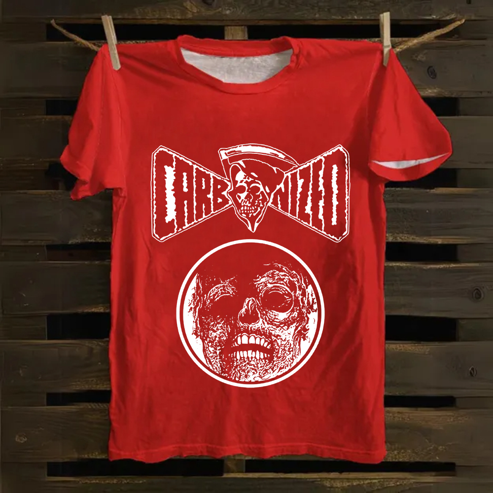 Unisex Vintage  Carbonized Band Cotton T-Shirt