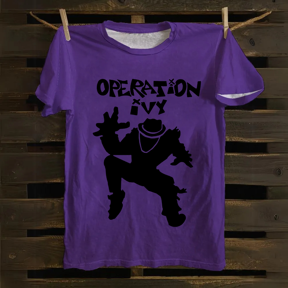 Unisex Vintage Operation Ivy Band cotton T-Shirt
