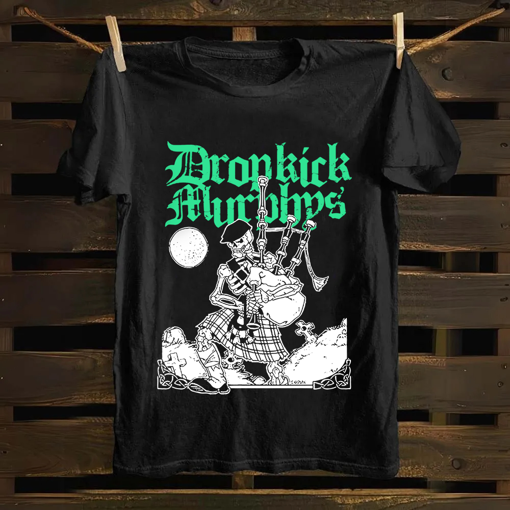 Unisex Vintage Dropkick Murphys Band Cotton T-Shirt