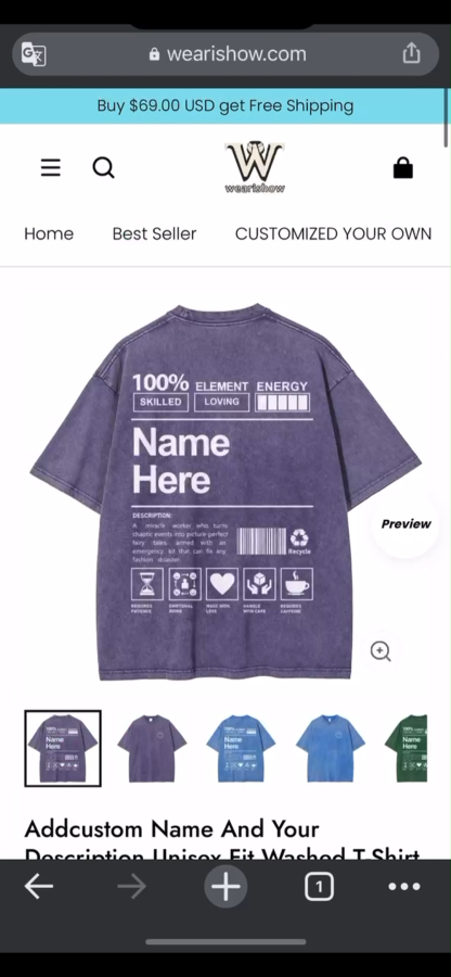 Addcustom Name And Your Description Solid Color Hoodie wearishow