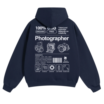 Photographer Solid Color Hoodie
