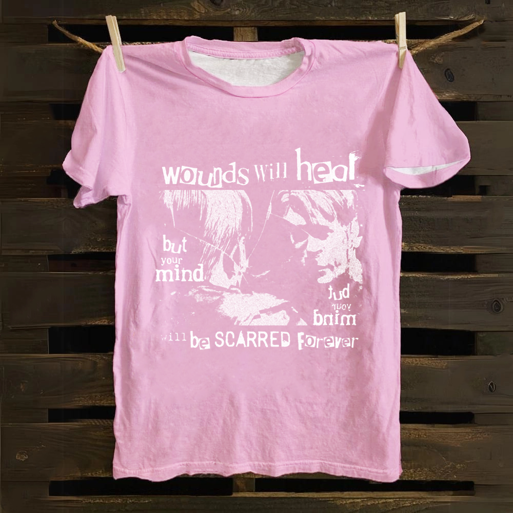 Unisex Vintage Silent Hill Horror Movie Cotton T-Shirt