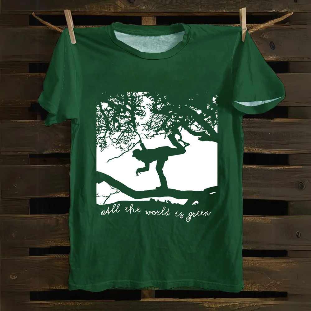 Unisex Vintage  Tom Waits - All the World is Green Music Cotton T-Shirt
