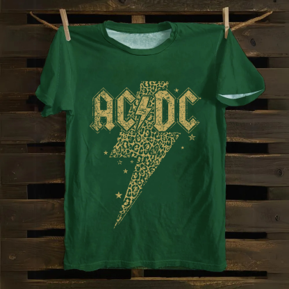 Unisex Vintage ACDC cotton T-Shirt