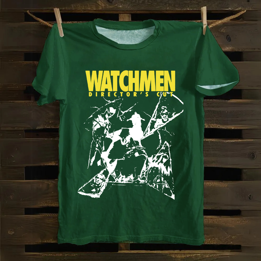 Unisex Vintage Watchmen Crime Movie Cotton T-Shirt