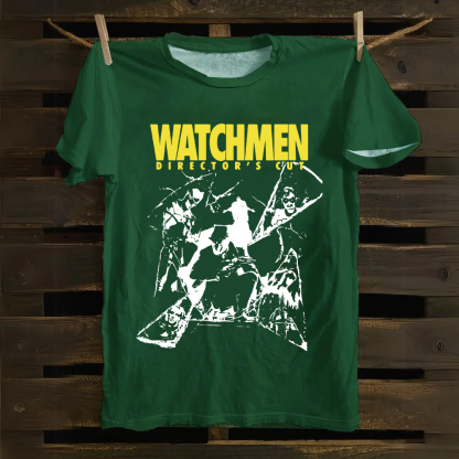 Unisex Vintage Watchmen Crime Movie Cotton T-Shirt