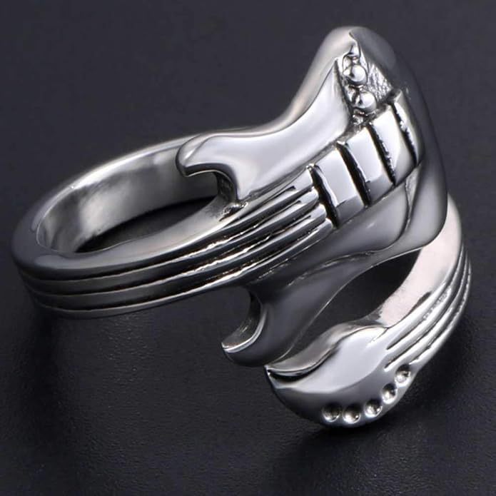 Rock Music Guitar Ring