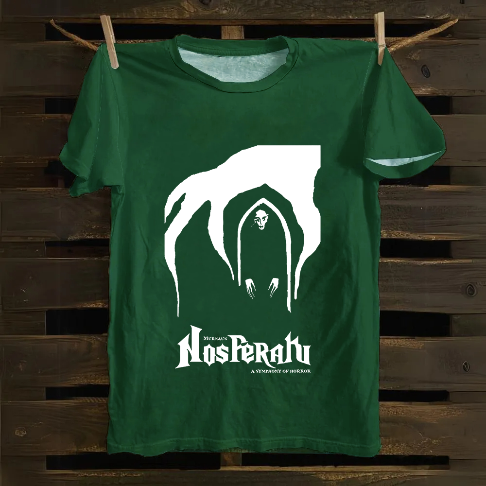 Unisex Vintage Nosferatu Horror Movie Cotton T-Shirt