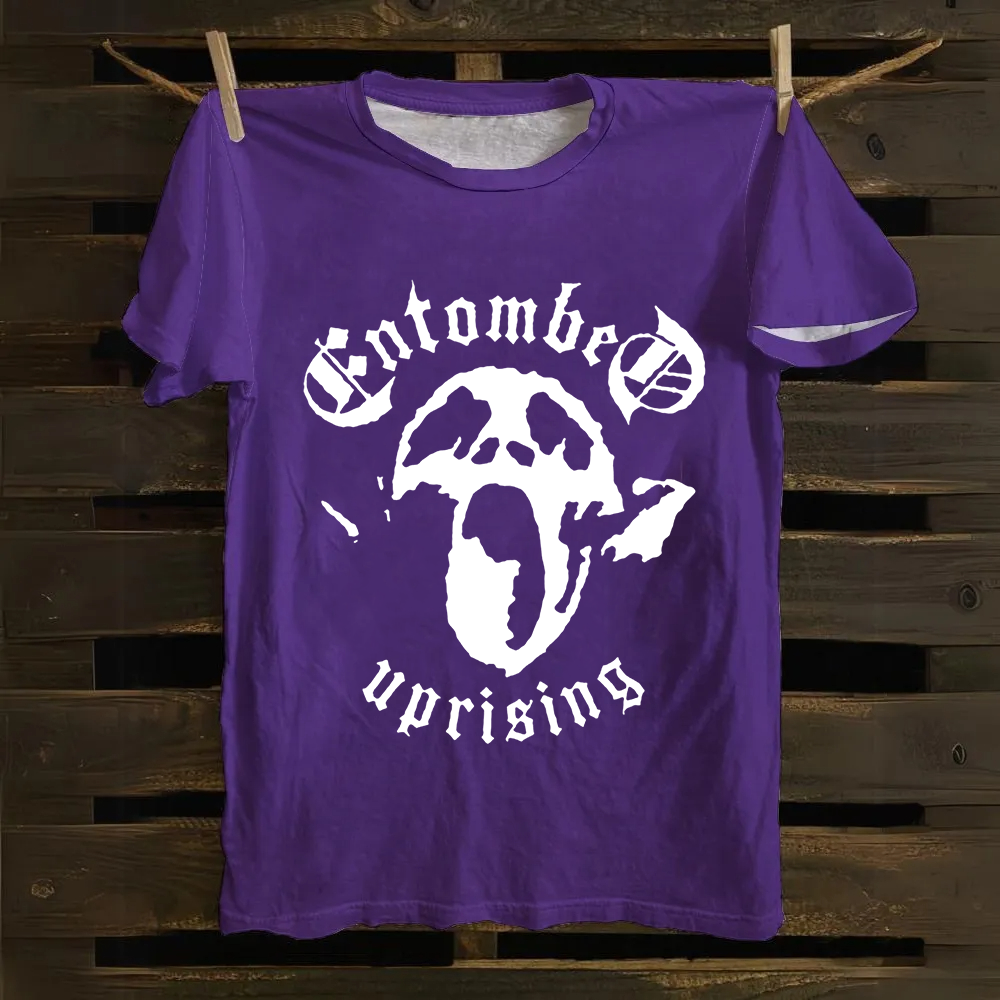 Unisex Vintage Entombed Cotton T-Shirt