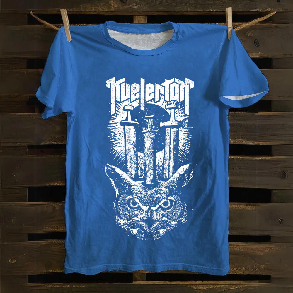 Unisex Vintage  Kvelertak Band  Cotton T-Shirt