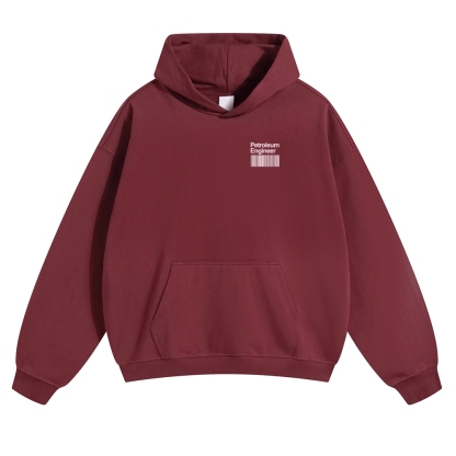 Petroleum Engineer Solid Color Hoodie