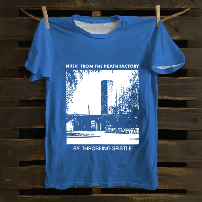 Music From The Death Factory - Throbbing Gristle Band Cotton T-Shirt