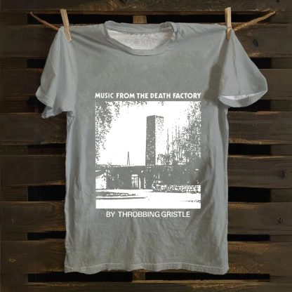 Music From The Death Factory - Throbbing Gristle Band Cotton T-Shirt