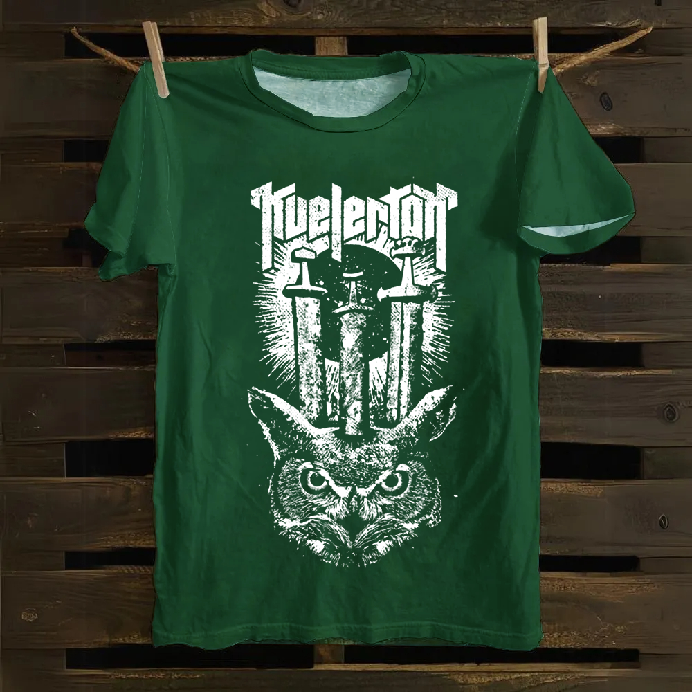 Unisex Vintage  Kvelertak Band  Cotton T-Shirt