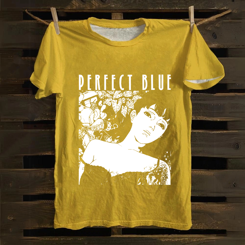Unisex Vintage Perfect Blue Horror Movie Cotton T-Shirt