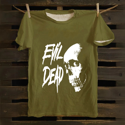 Unisex VintageEvil Dead cotton T-Shirt