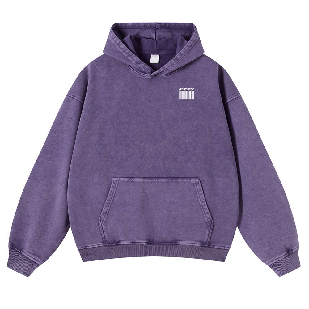Animator Casual Washed Hoodie